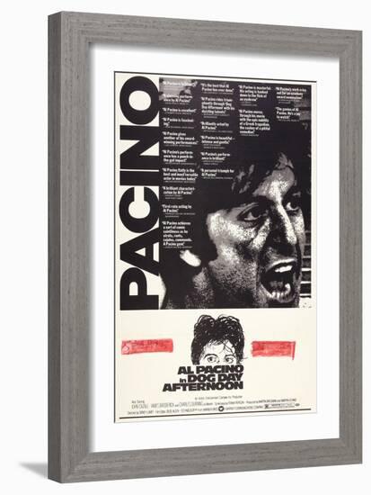 Dog Day Afternoon, Al Pacino, 1975-null-Framed Art Print