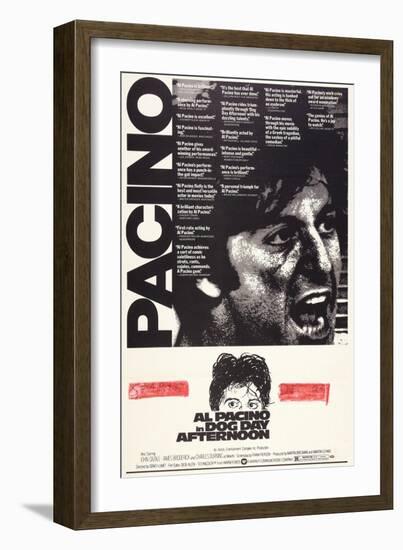 Dog Day Afternoon, Al Pacino, 1975-null-Framed Art Print