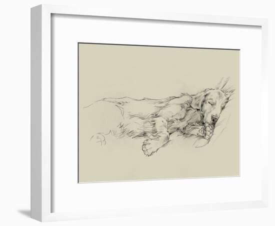 Dog Days III-Ethan Harper-Framed Art Print