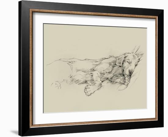 Dog Days III-Ethan Harper-Framed Art Print