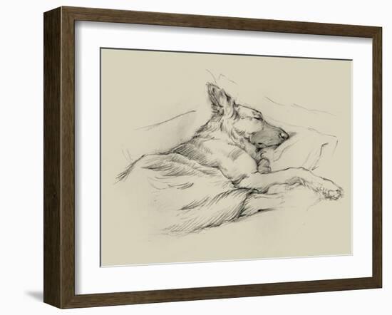 Dog Days IV-Ethan Harper-Framed Art Print