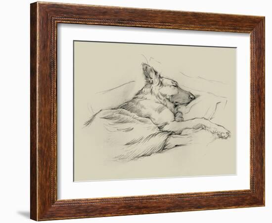 Dog Days IV-Ethan Harper-Framed Art Print