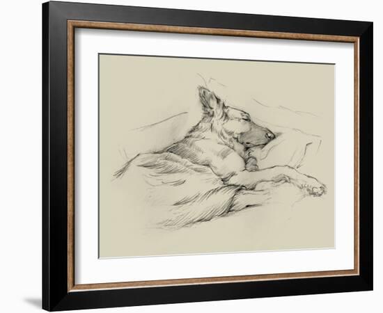 Dog Days IV-Ethan Harper-Framed Art Print