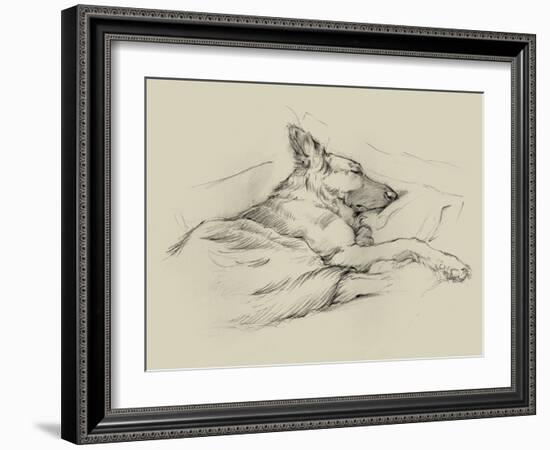 Dog Days IV-Ethan Harper-Framed Art Print