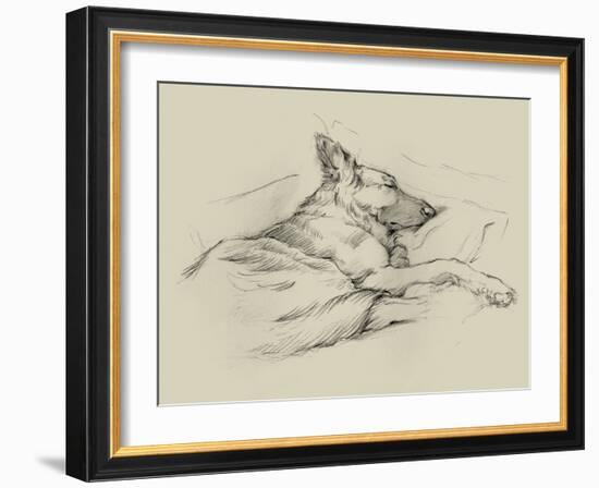 Dog Days IV-Ethan Harper-Framed Art Print