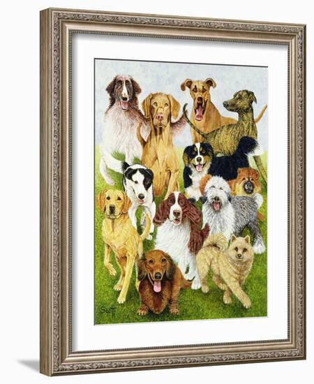 Dog Days-Pat Scott-Framed Giclee Print