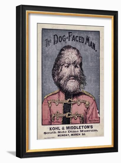 Dog-Faced Man-Vintage Apple Collection-Framed Giclee Print