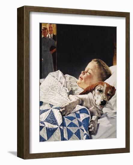 Dog Food Ad, 1956-null-Framed Giclee Print