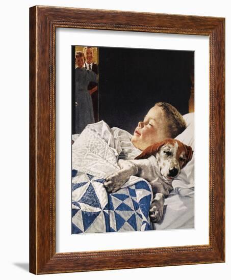 Dog Food Ad, 1956-null-Framed Giclee Print