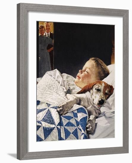 Dog Food Ad, 1956-null-Framed Giclee Print