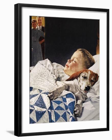 Dog Food Ad, 1956-null-Framed Giclee Print