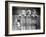 Dog Football Fans-null-Framed Photographic Print