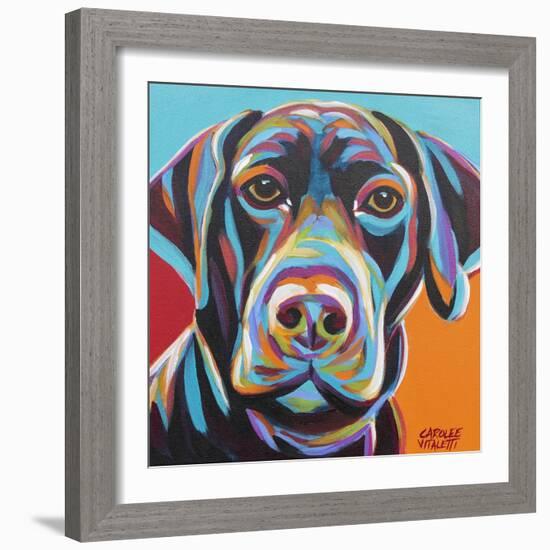 Dog Friend II-Carolee Vitaletti-Framed Art Print