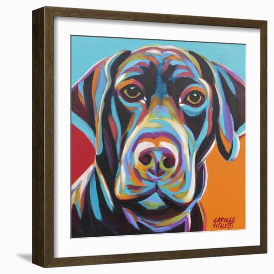 Dog Friend II-Carolee Vitaletti-Framed Art Print