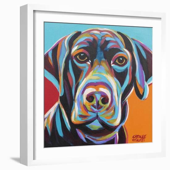 Dog Friend II-Carolee Vitaletti-Framed Art Print