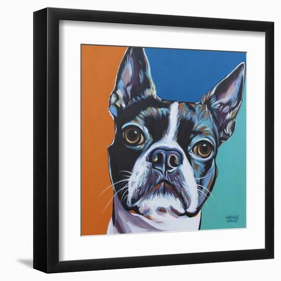 Dog Friend III-Carolee Vitaletti-Framed Art Print