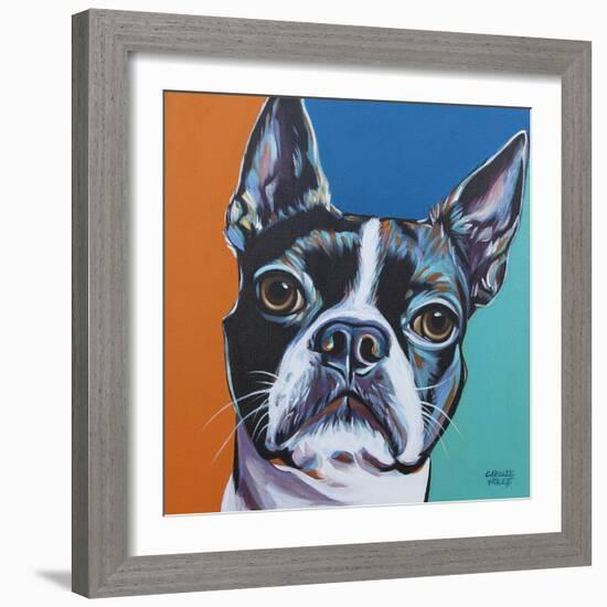 Dog Friend III-Carolee Vitaletti-Framed Art Print