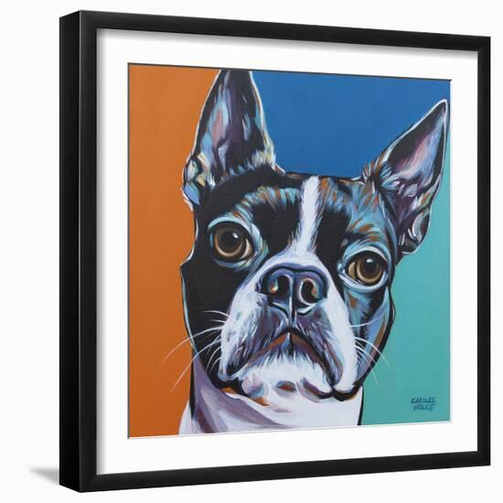 Dog Friend III-Carolee Vitaletti-Framed Art Print