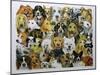 Dog Friends-Pat Scott-Mounted Giclee Print