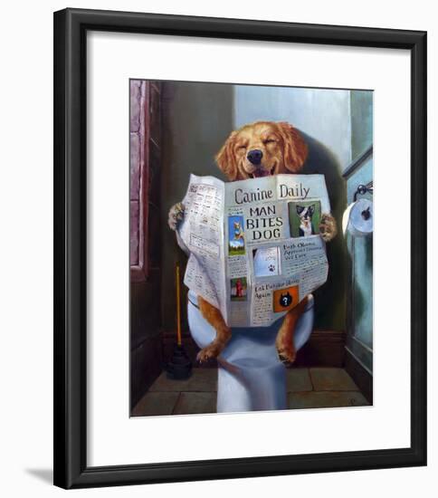 Dog Gone Funny-Lucia Heffernan-Framed Art Print