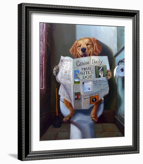 Dog Gone Funny-Lucia Heffernan-Framed Art Print