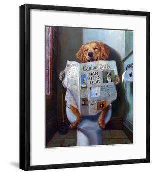 Dog Gone Funny-Lucia Heffernan-Framed Art Print