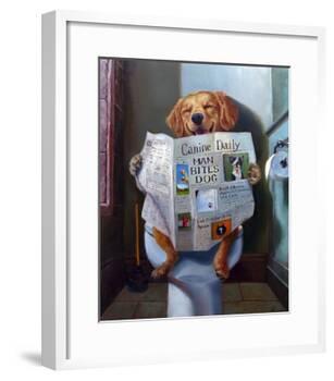 Dog Gone Funny-Lucia Heffernan-Framed Art Print