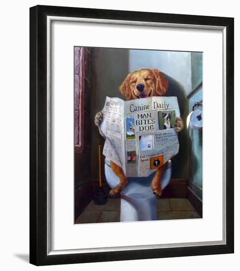 Dog Gone Funny-Lucia Heffernan-Framed Art Print