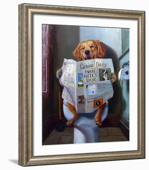 Dog Gone Funny-Lucia Heffernan-Framed Art Print