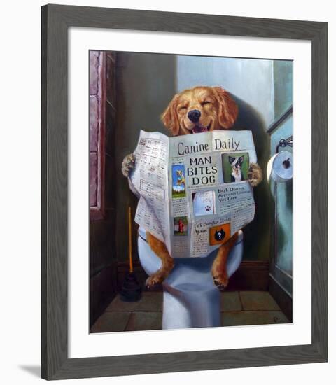 Dog Gone Funny-Lucia Heffernan-Framed Art Print