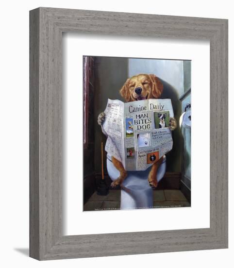 Dog Gone Funny-Lucia Heffernan-Framed Art Print