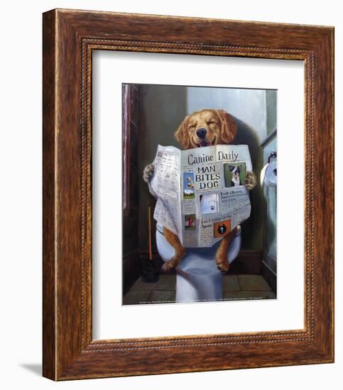 Dog Gone Funny-Lucia Heffernan-Framed Art Print