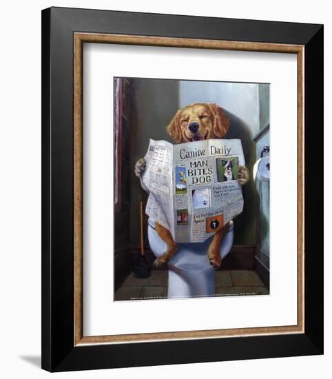 Dog Gone Funny-Lucia Heffernan-Framed Art Print