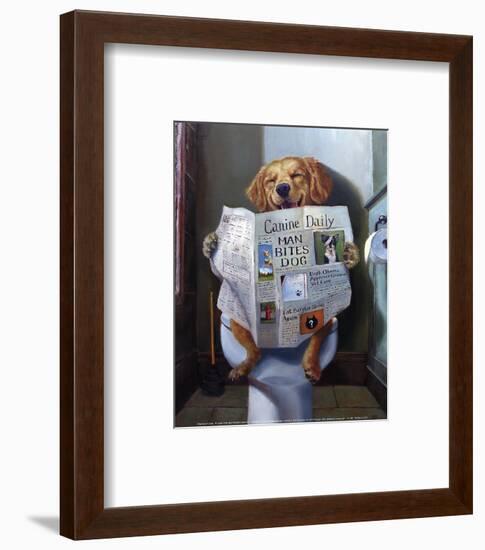 Dog Gone Funny-Lucia Heffernan-Framed Art Print