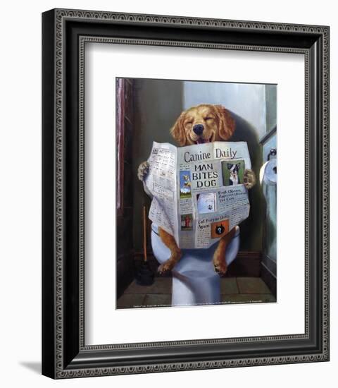 Dog Gone Funny-Lucia Heffernan-Framed Art Print