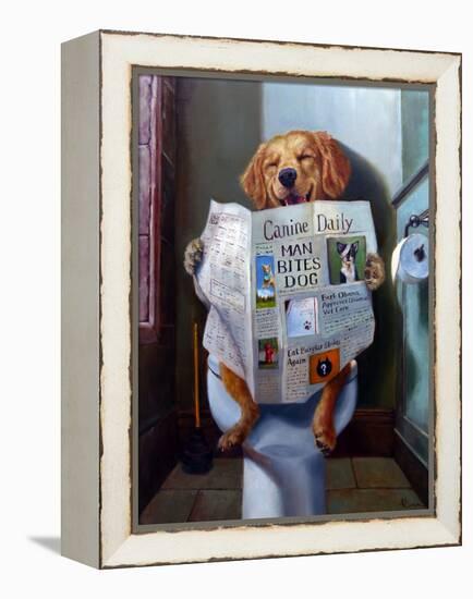 Dog Gone Funny-Lucia Heffernan-Framed Stretched Canvas