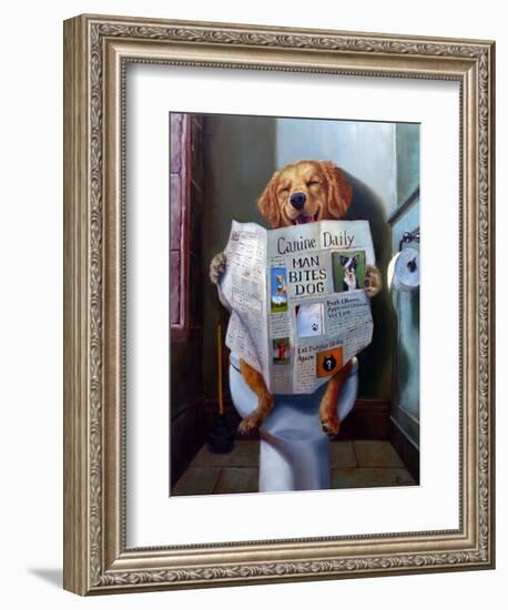 Dog Gone Funny-Lucia Heffernan-Framed Art Print