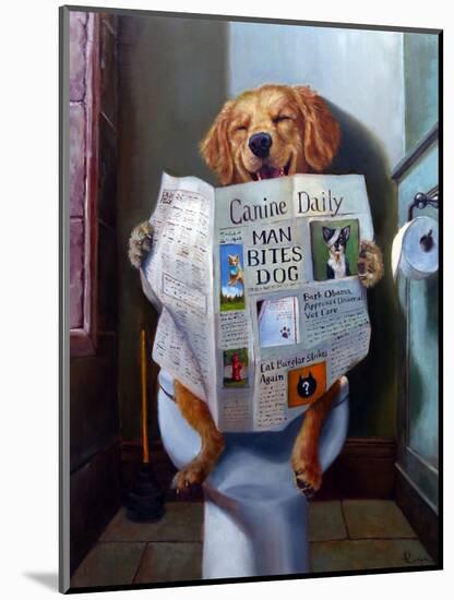 Dog Gone Funny-Lucia Heffernan-Mounted Art Print