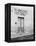 Dog Guarding a Tourist Office-Jerry Cooke-Framed Premier Image Canvas