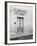 Dog Guarding a Tourist Office-Jerry Cooke-Framed Photographic Print