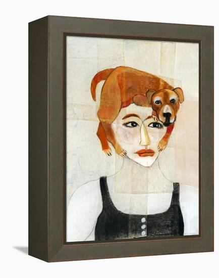 Dog Hair-Stacy Milrany-Framed Stretched Canvas