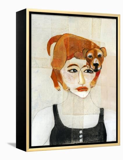 Dog Hair-Stacy Milrany-Framed Stretched Canvas
