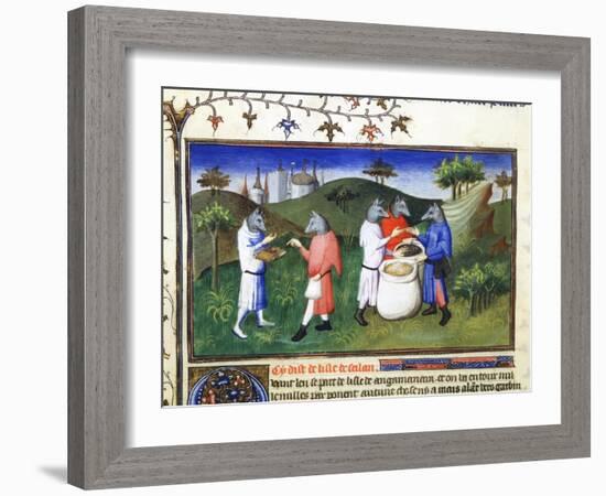 Dog-Headed Men, Late 13th Century-null-Framed Giclee Print