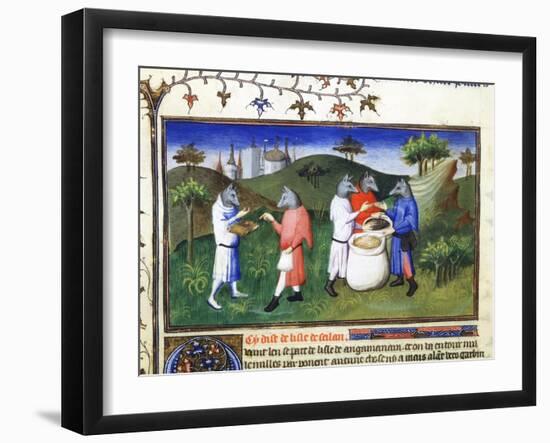 Dog-Headed Men, Late 13th Century-null-Framed Giclee Print