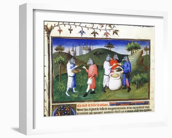 Dog-Headed Men, Late 13th Century-null-Framed Giclee Print