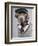 Dog in sweater and cap-Justin Paget-Framed Photographic Print