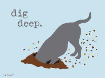 Keep Your Chin Up-Dog is Good-Art Print