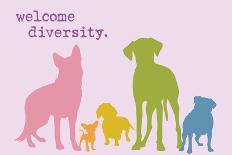 Diversity - Rainbow Version-Dog is Good-Art Print