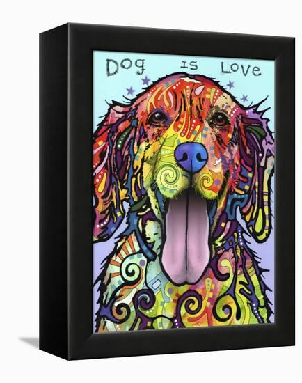 Dog Is Love-Dean Russo-Framed Premier Image Canvas