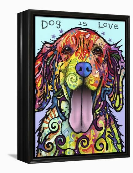 Dog Is Love-Dean Russo-Framed Premier Image Canvas